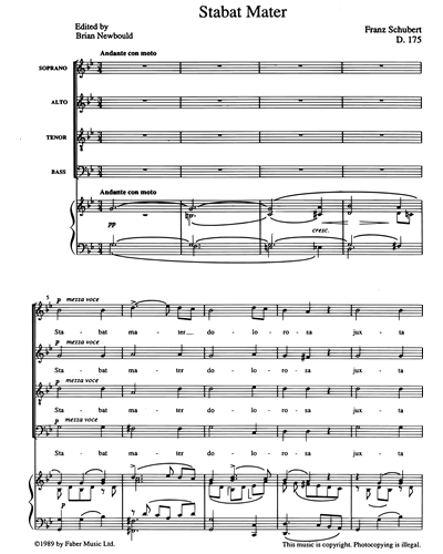 Stabat Mater — 舒伯特