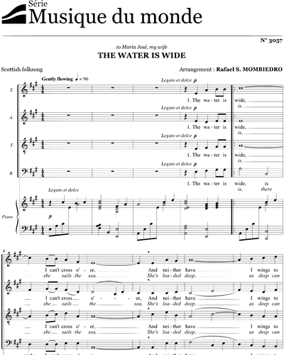 The water is wide — Rafael Sanchez-Mombiedro