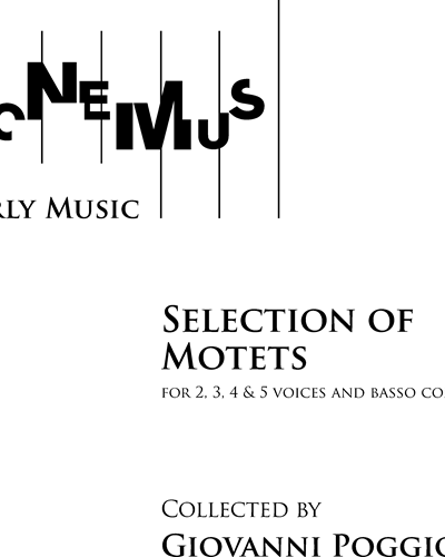 Selection of Motets — Giovanni Poggioli