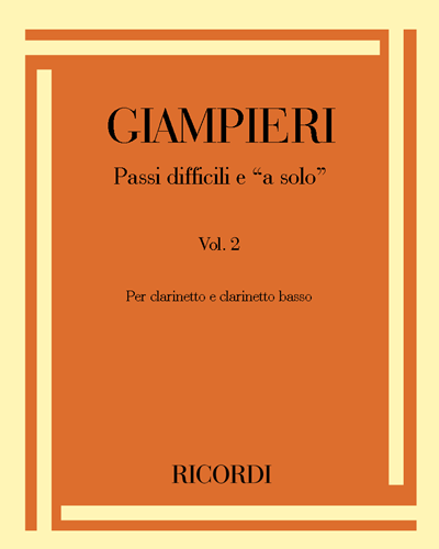 Passi difficili e “a solo” Vol. 2 — Alamiro Giampieri