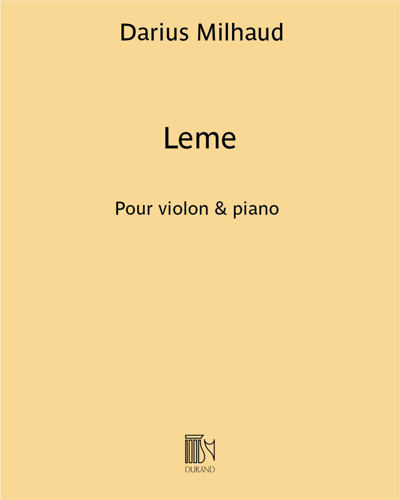 Leme (Extract No. 1 from 'Saudades do Brazil') — 米约