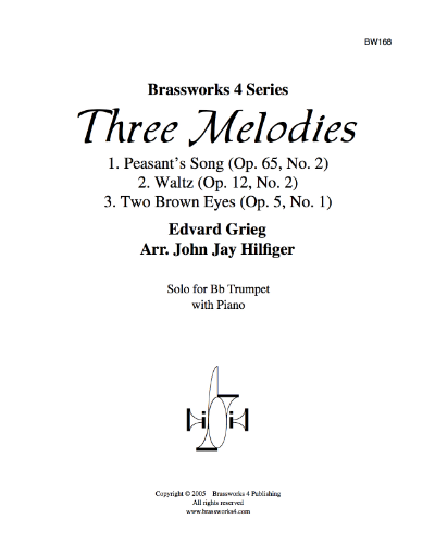 Three Melodies — Edvard Grieg