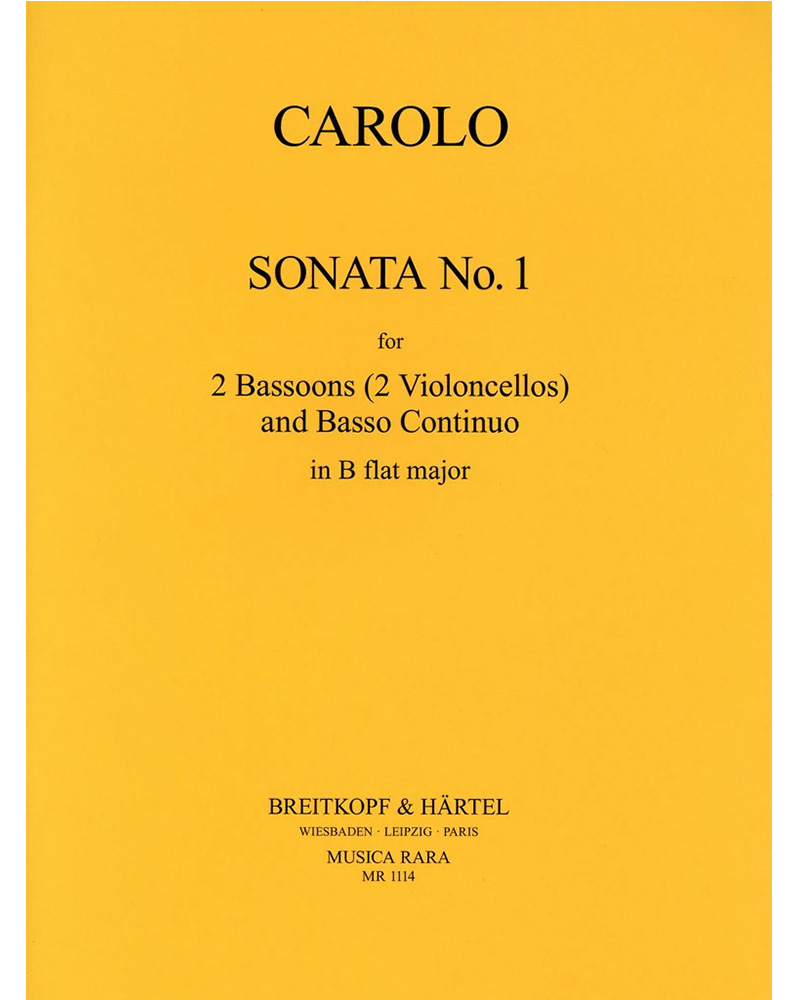 Sonata Nr. 1 in B-dur — Carolo