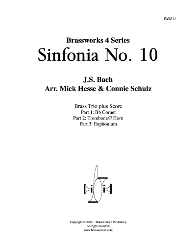 Sinfonia No. 10, BWV 796 — 巴赫
