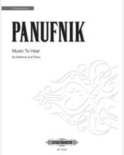 Music To Hear — Roxanna Panufnik