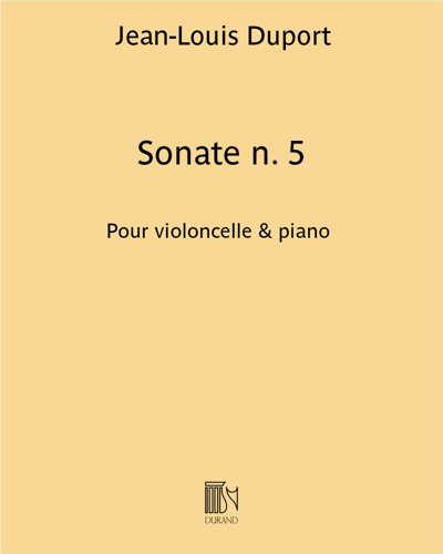 Sonata No. 5 — Jean-Louis Duport