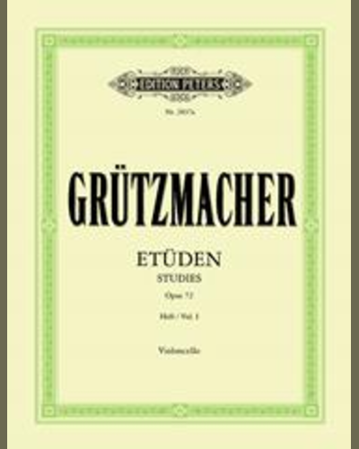 12 Studies for Beginners Op.72. Vol.1 — Friedrich Grützmacher