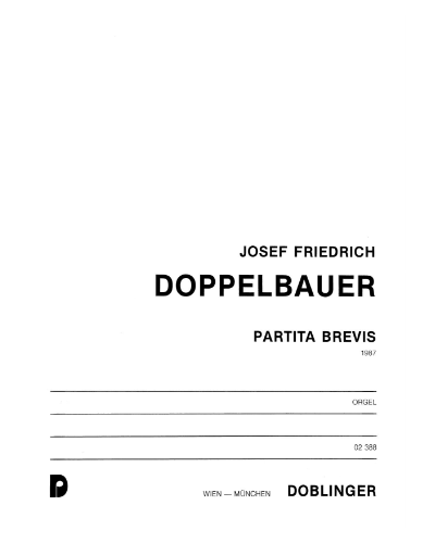 Partita brevis — Josef Friedrich Doppelbauer