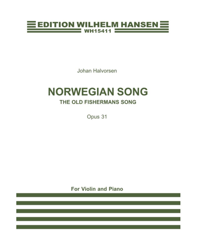 Norwegian Song, op. 31 — 约翰·哈沃森