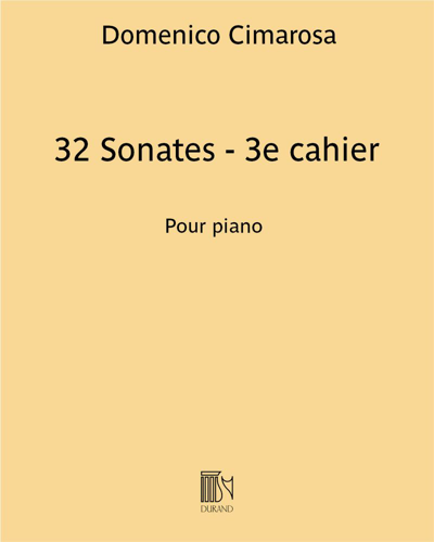 Thirty-two Sonatas - Book 3 — Domenico Cimarosa