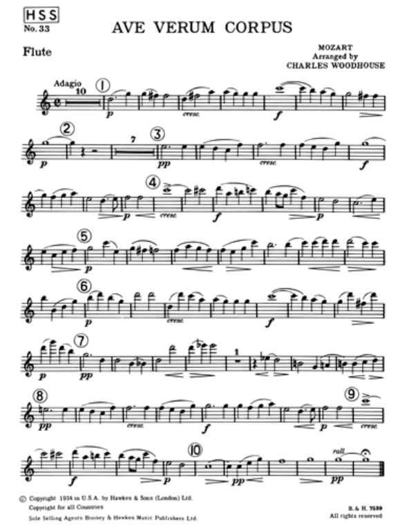 Ave Verum Corpus, K. 618 — Wolfgang Amadeus Mozart