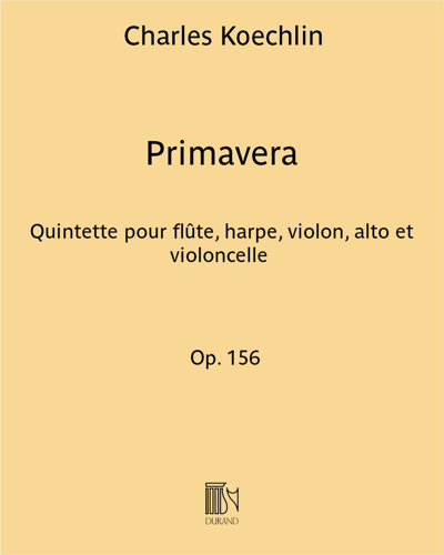 Primavera Op. 156 — 夏尔·凯什兰