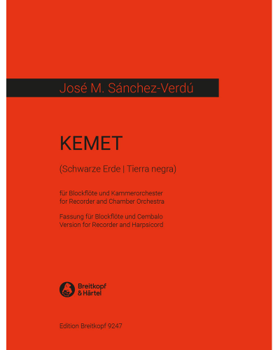 Kemet, Version for Recorder and Harpischord — José María Sánchez-Verdú
