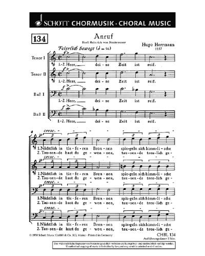 Anruf — Hugo Herrmann