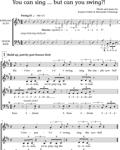 You Can Sing...But Can You Swing?! — Joanna Forbes L'Estrange