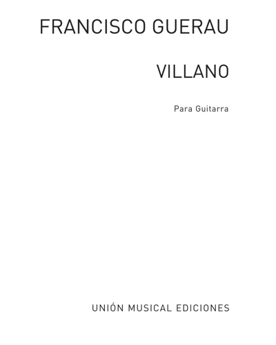 Villano — Francisco Guerau