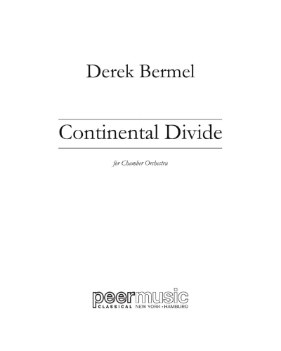 Continental Divide — Derek Bermel