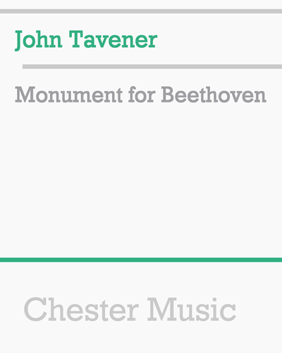 Monument for Beethoven — 约翰·塔文纳