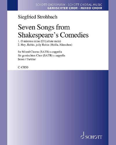 Seven Songs from Shakespeare's Comedies — Siegfried Strohbach