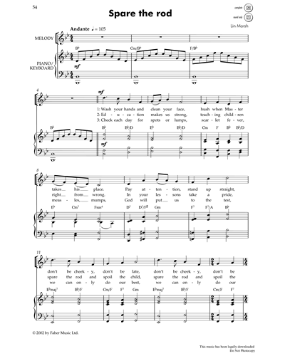 Spare The Rod (from Junior Songscape) — Lin Marsh