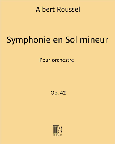 Symphony in G minor, op. 42 — 鲁塞尔