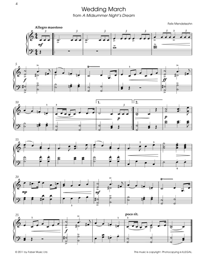 The Wedding March (from 'A Midsummer Night's Dream') — 门德尔松