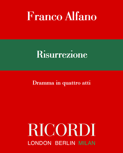 Risurrezione — Franco Alfano
