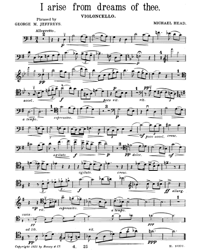I Arise (from 'Dreams of Thee') — Michael Head