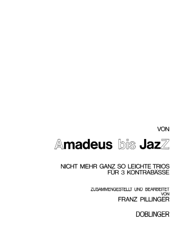 Von Amadeus bis Jazz — Franz Pillinger