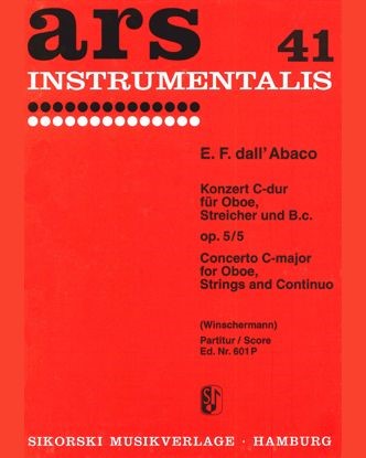 Concerto in C major, op. 5/5 — Evaristo Felice dall'Abaco