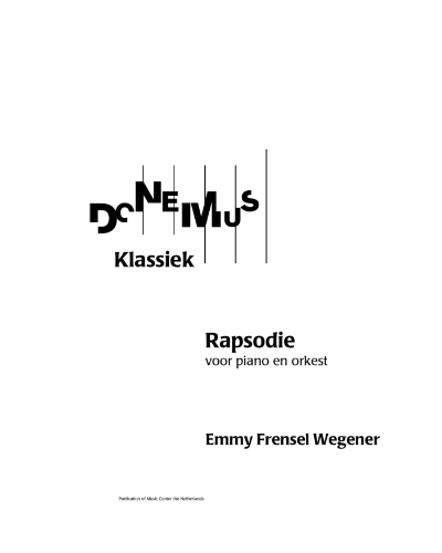 Rhapsody — Emmy Heil Frensel-Wegener