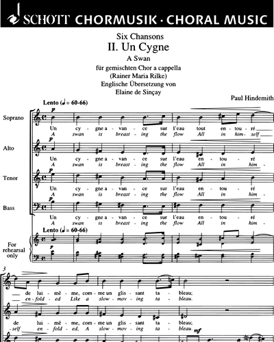 Six Chansons — 欣德米特
