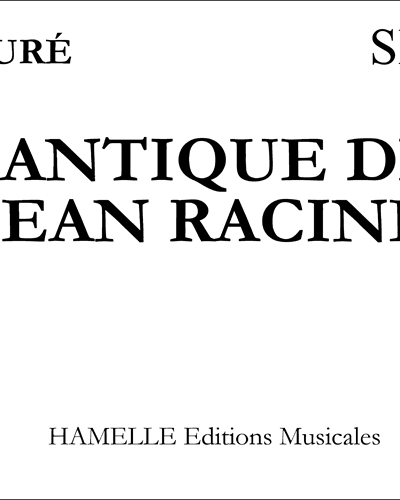 Cantique de Jean Racine, op. 11 — 福雷