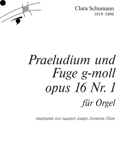 Prelude and Fugue in G minor, op. 16 No. 1 — 克拉拉·舒曼