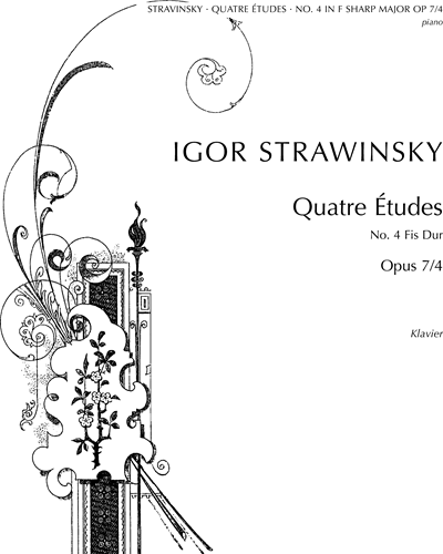 Study No. 4 in F-sharp major, op. 7/4 — 斯特拉文斯基