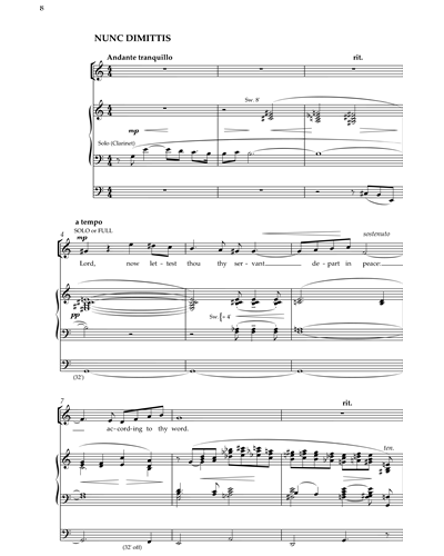 Nunc Dimittis in C — Wayne Marshall