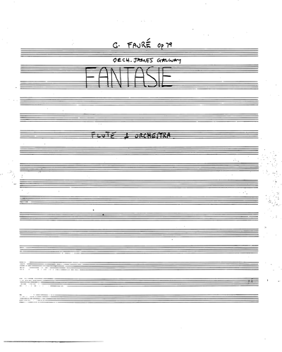 Fantasie, op. 79 — 福雷
