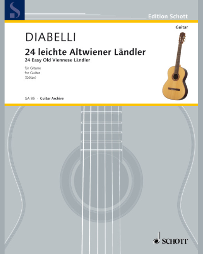 24 Easy Old Viennenese Ländler — 迪亚贝利