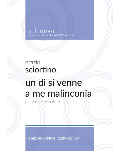 Un dì si venne a me malinconia — Orazio Sciortino