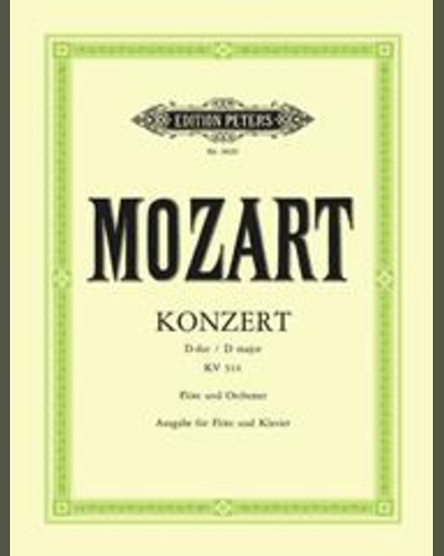 Flute Concerto No. 2 in D, with Cadenzas K.314 — 莫扎特