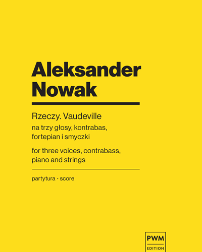 Things. Vaudeville — Aleksander Nowak