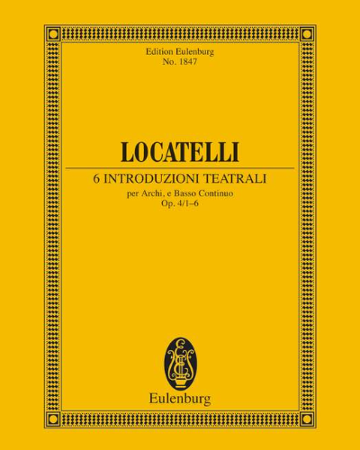 Six Introduzioni teatrali, op. 4/1-6 — 洛卡泰利