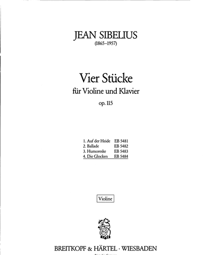 Die Glocken (Capriccietto), op. 115/4 — Jean Sibelius