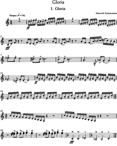 Gloria — Heinrich Sutermeister
