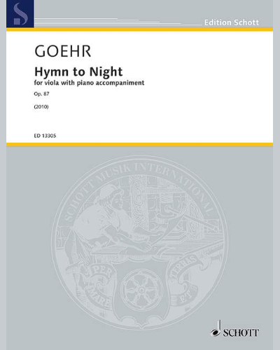 Hymn to Night — Alexander Goehr