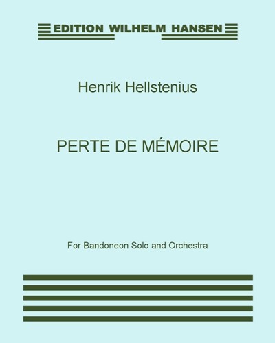 Perte de mémoire — Henrik Hellstenius