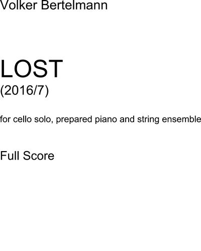 Lost — Volker Bertelmann