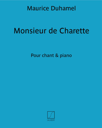 Monsieur de Charette — Maurice Duhamel