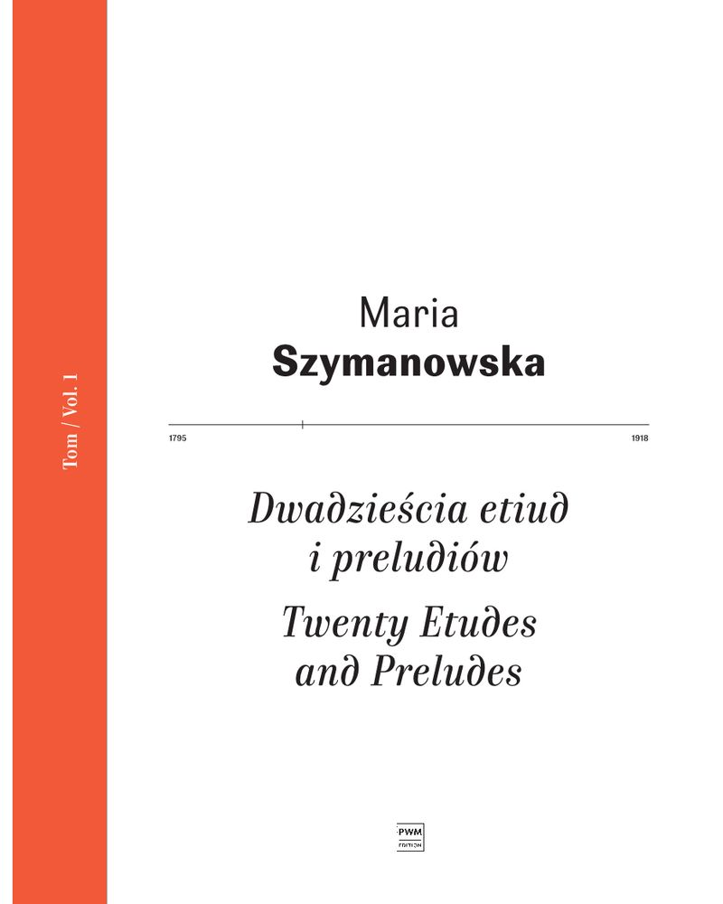Twenty Etudes and Preludes, Vol. 1 — Maria Szymanowska