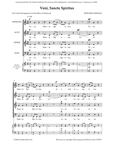 Veni, Sancte Spiritus — Howard Goodall